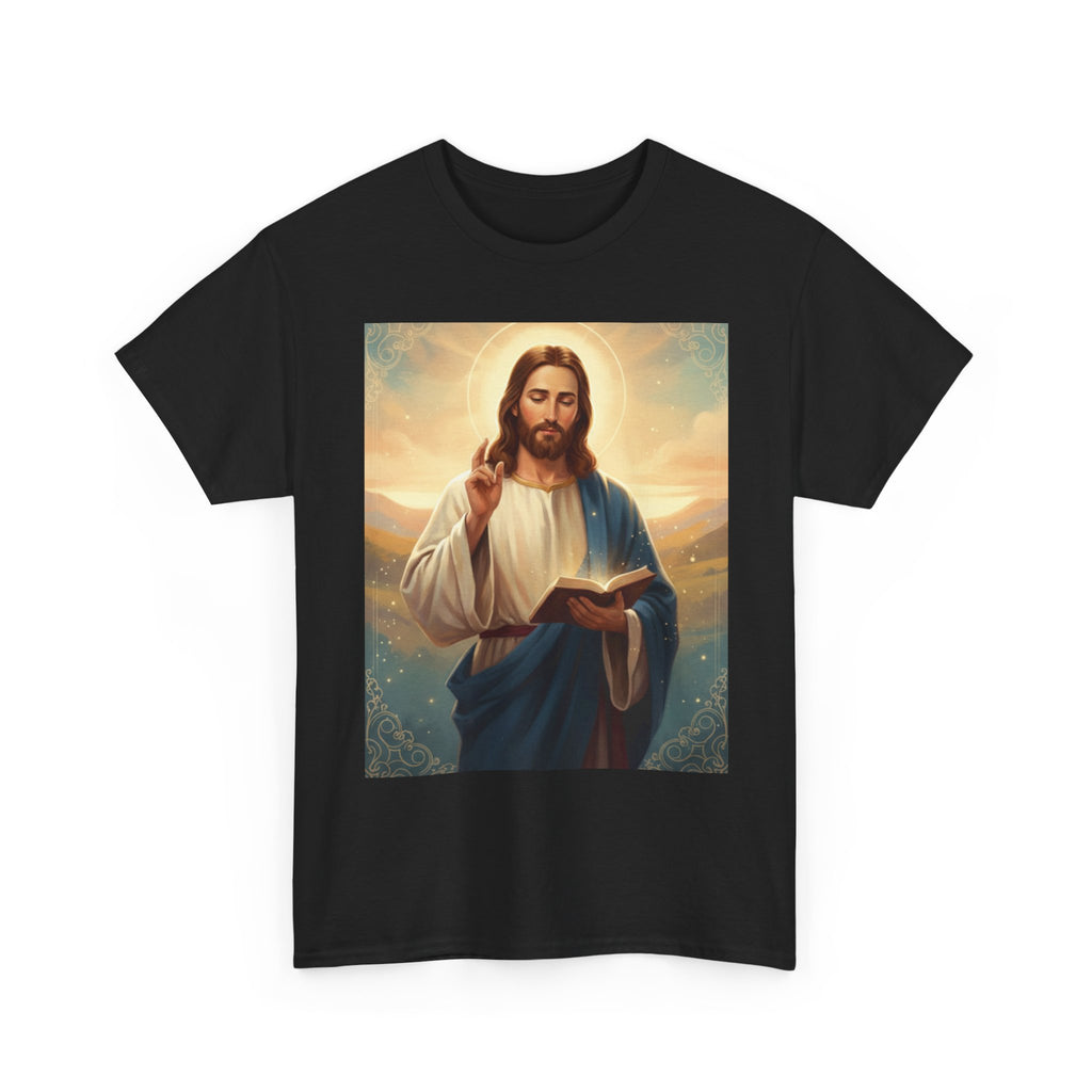 Unisex Heavy Cotton Divine Wisdom,Jesus Teaching Art T-Shirt