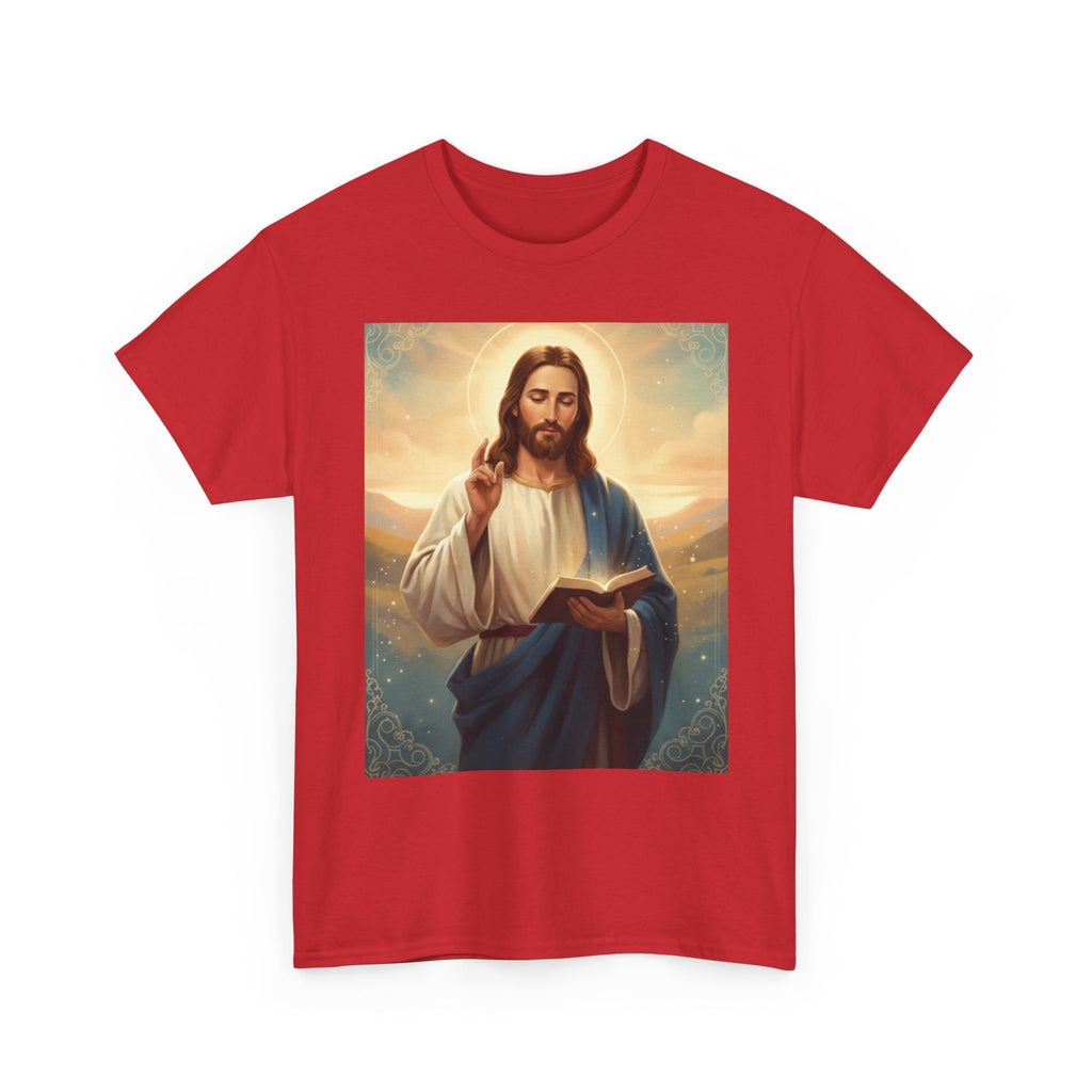 Unisex Heavy Cotton Divine Wisdom,Jesus Teaching Art T-Shirt