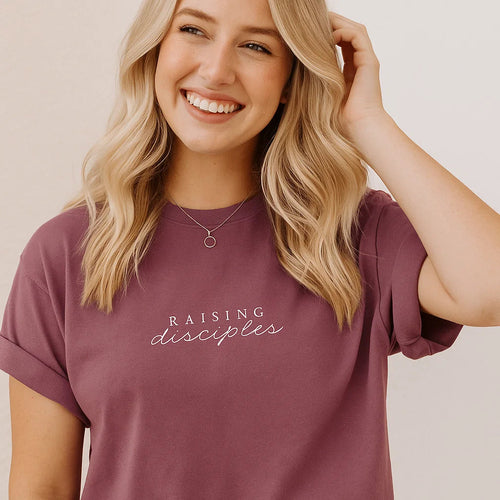 Raising Disciples T-Shirt Christian Faith Tee