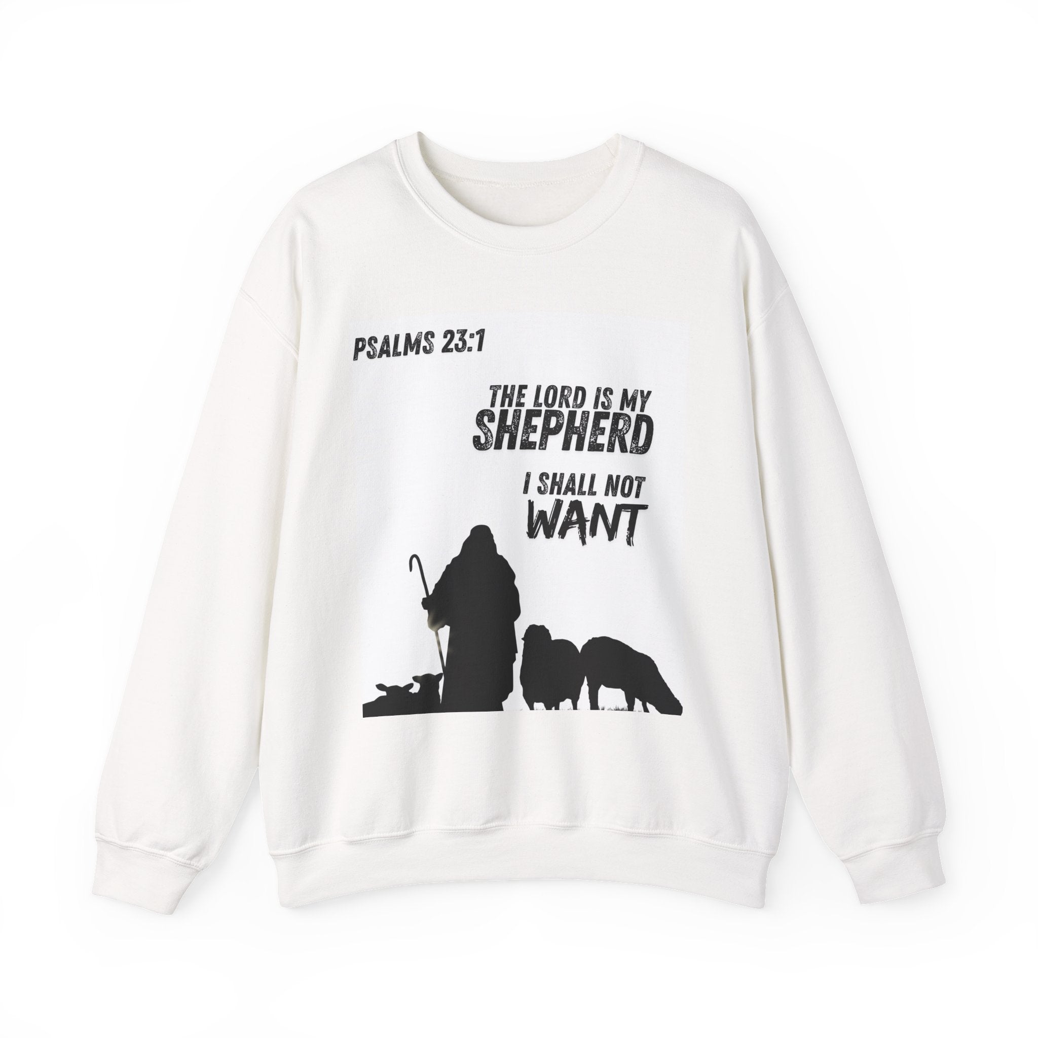 Unisex Heavy Blend™ Crewneck Sweatshirt Psalms 23:1