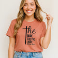 The Way Truth Light John 14:6 Christian T-Shirt